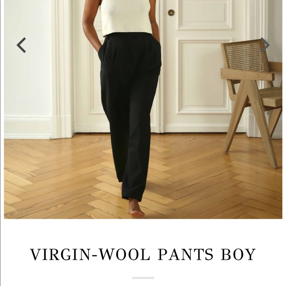 By Aylin Koenig Virgin Wool Boy Pants